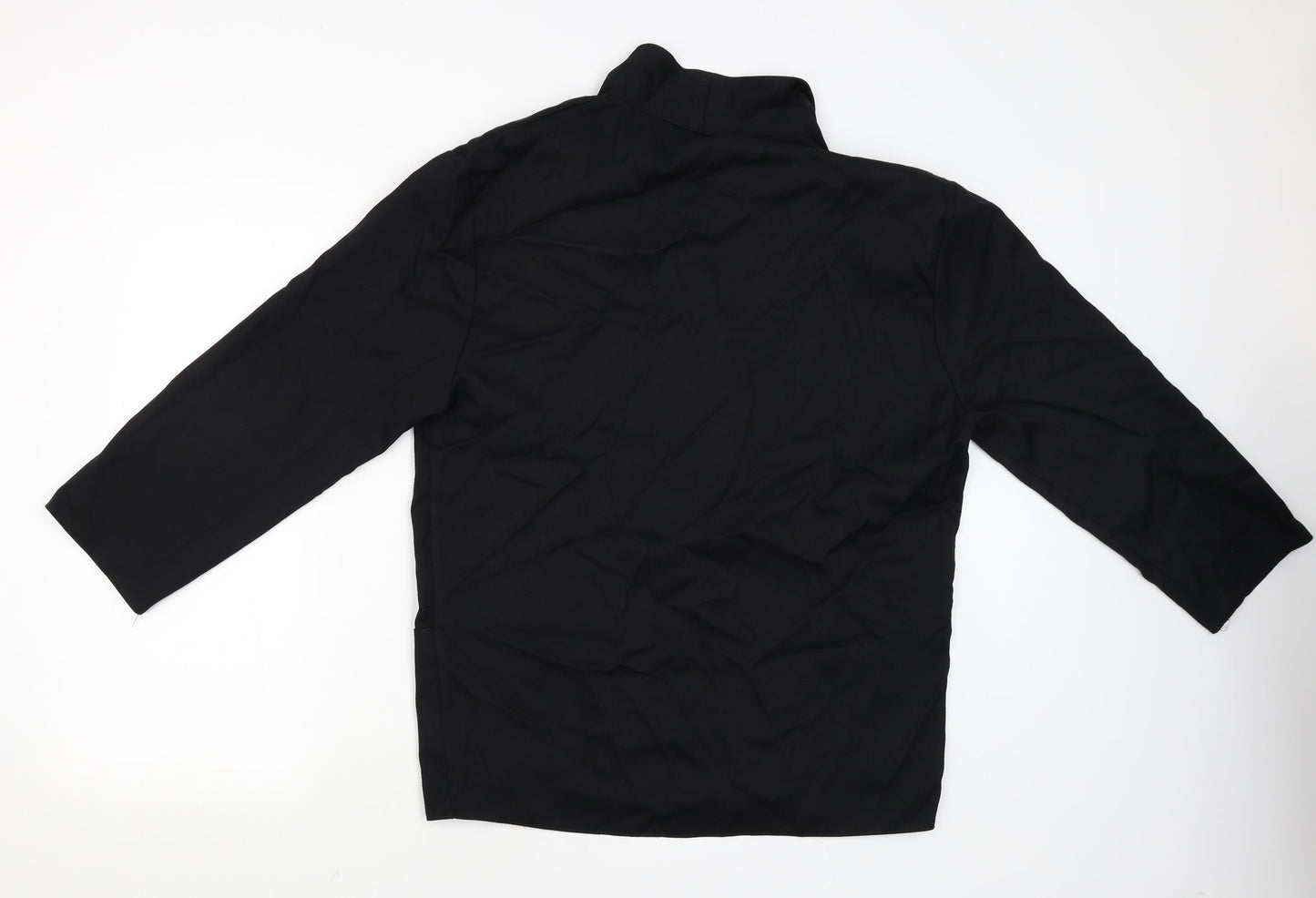 Womens UK Size 14 Preworn Black Cardigan Jumper