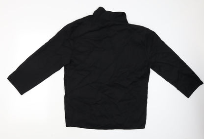 Womens UK Size 14 Preworn Black Cardigan Jumper