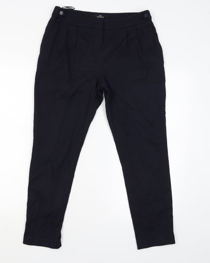 Womens UK Size 8 NEXT Regular Fit  Blue Trousers