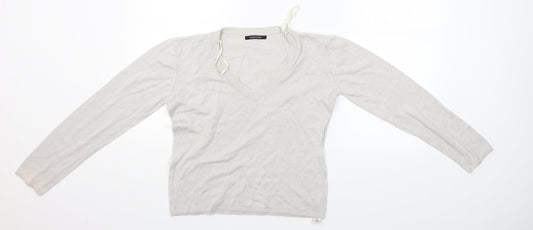 Womens UK Size 10 Dunnes Stores Grey Pullover Jumper
