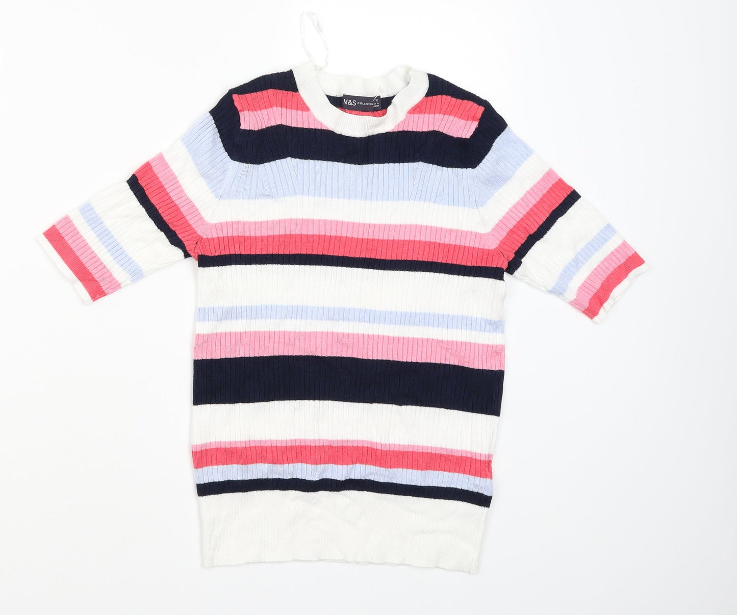 Womens UK Size 12 M&S Multicoloured Pullover Jumper
