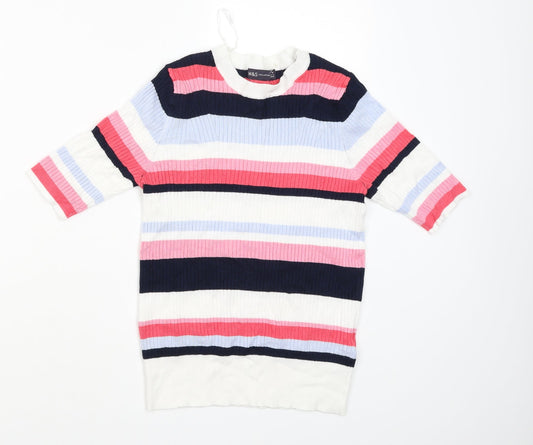 Womens UK Size 12 M&S Multicoloured Pullover Jumper
