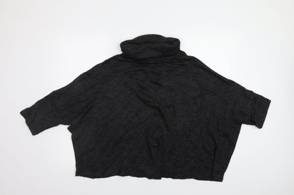 Womens UK Size 14 River Island Black Pullover Jumper