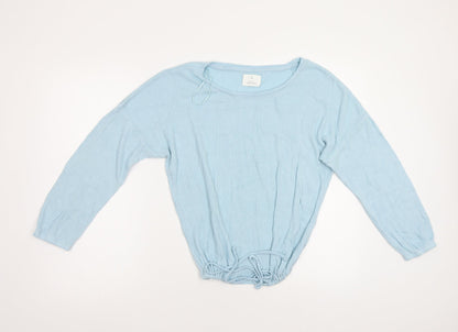 Womens UK Size 8 Preworn Blue Pullover Jumper
