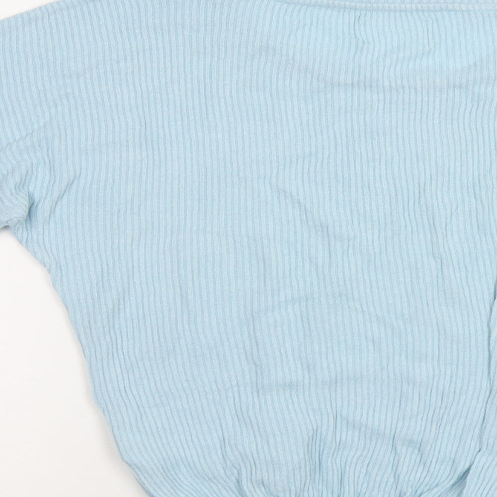 Womens UK Size 8 Preworn Blue Pullover Jumper