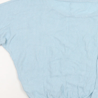 Womens UK Size 8 Preworn Blue Pullover Jumper