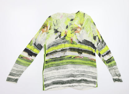 Womens UK Size S TUZZI Multicoloured Cardigan Jumper