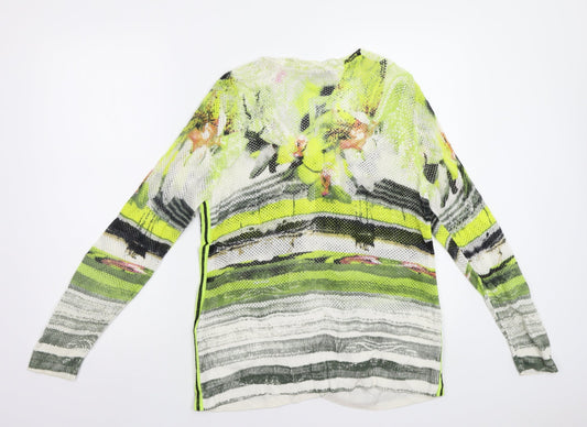 Womens UK Size S TUZZI Multicoloured Cardigan Jumper