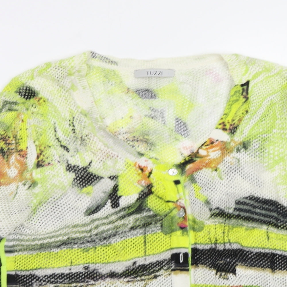 Womens UK Size S TUZZI Multicoloured Cardigan Jumper