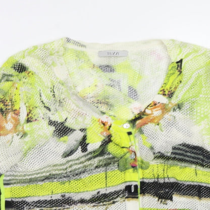 Womens UK Size S TUZZI Multicoloured Cardigan Jumper