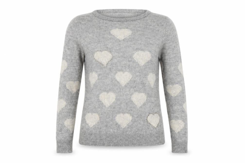Womens UK Size 12 Dorothy Perkins Grey Pullover Jumper