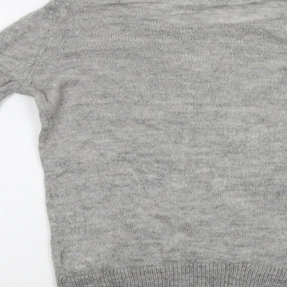 Womens UK Size 12 Dorothy Perkins Grey Pullover Jumper