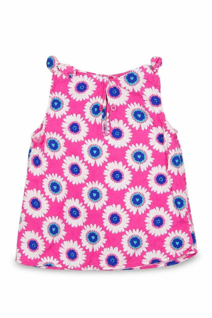 M&S Girls Pink Floral  A-Line  Size 2-3 Years