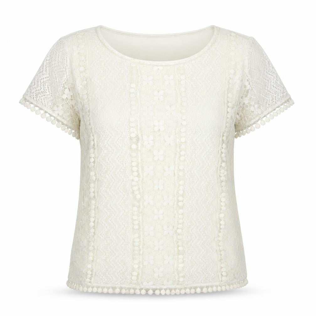 Womens UK Size M Oasis White Basic Blouse