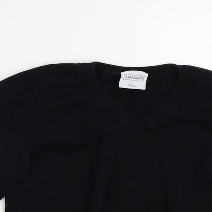 Performa Girls Black   Pullover Jumper Size 9-10 Years