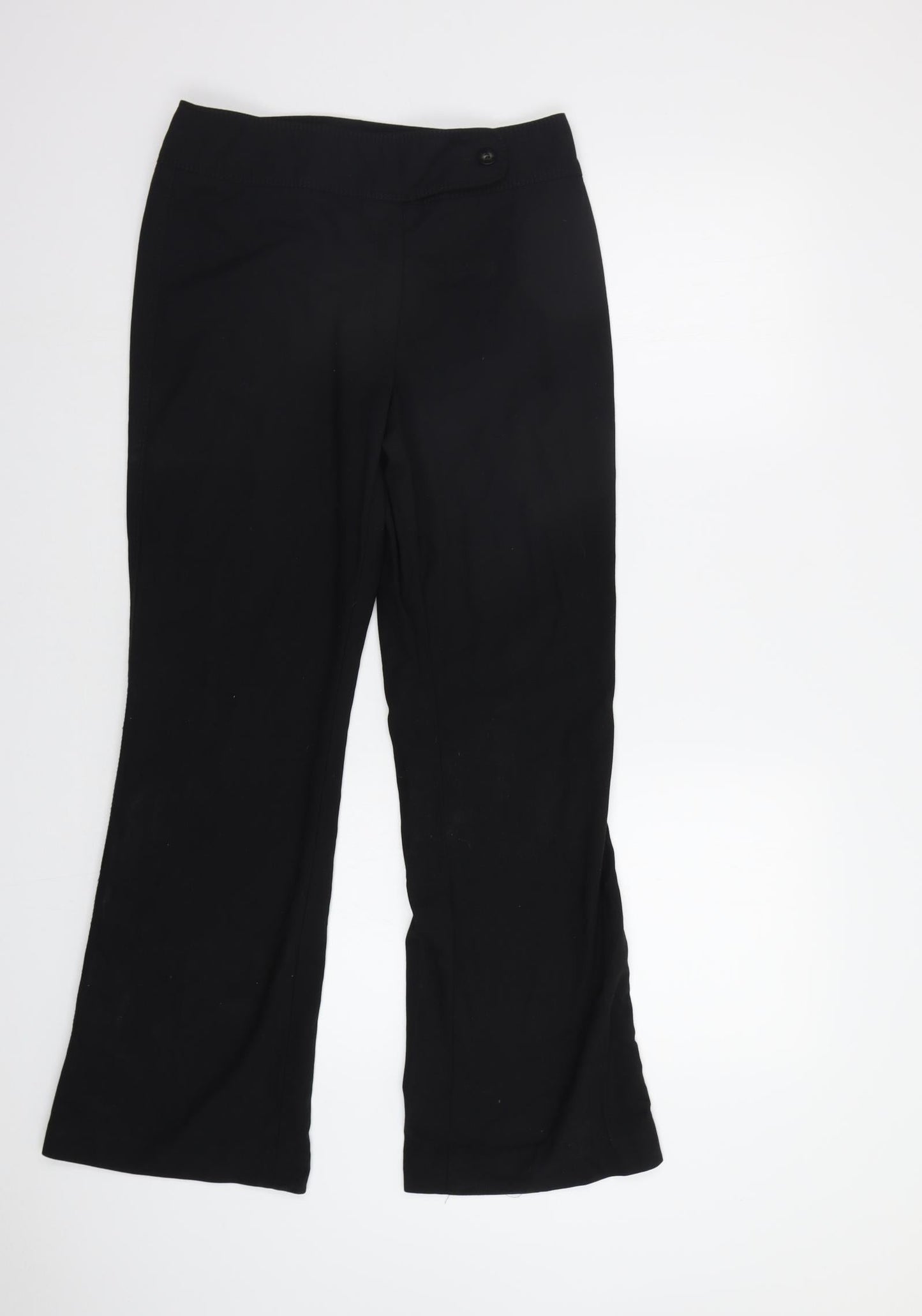 Womens UK Size 10 NEXT Regular Fit Dress Pants Black Trousers