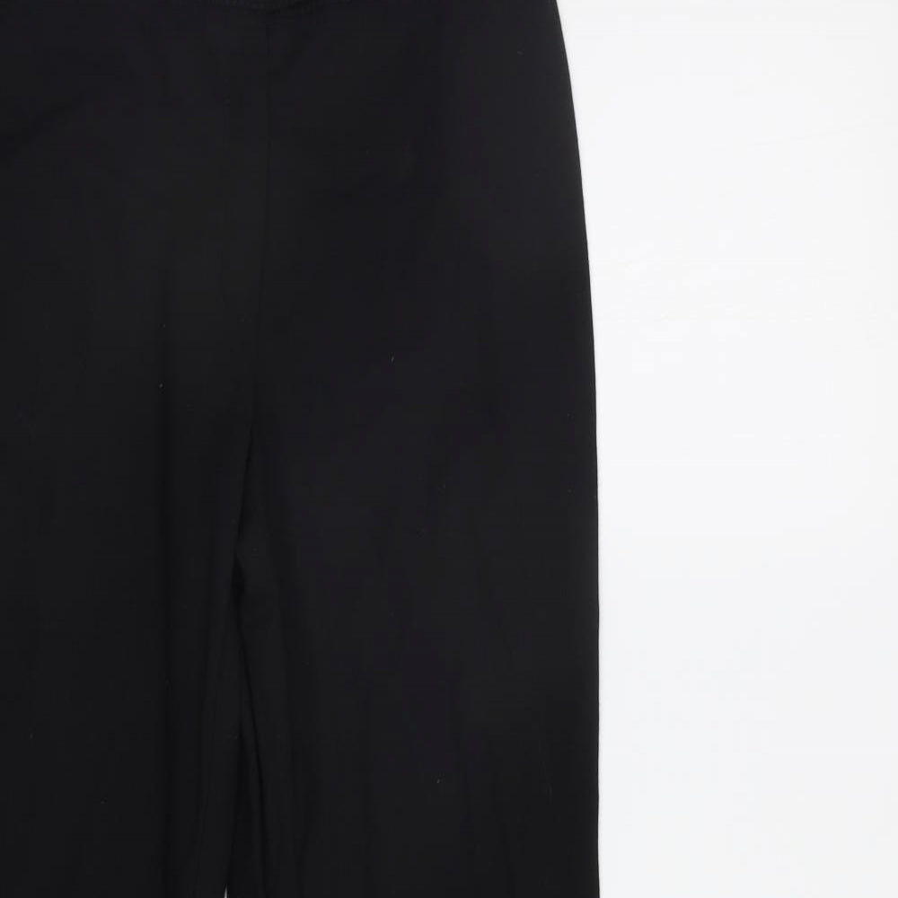 Womens UK Size 10 NEXT Regular Fit Dress Pants Black Trousers