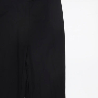 Womens UK Size 10 NEXT Regular Fit Dress Pants Black Trousers