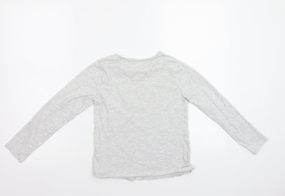 George Girls Grey   Top Pyjama Top Size 8-9 Years
