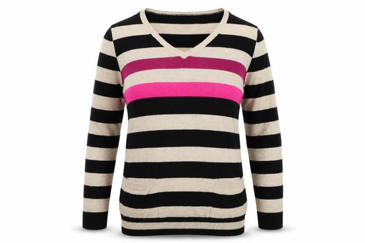 Womens UK Size L South Multicoloured Pullover Jumper
