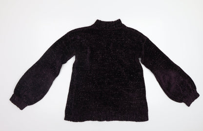 Womens UK Size S NEXT Purple Pullover Jumper