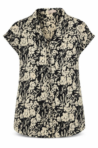 Womens UK Size 14 Soon Black Basic Blouse