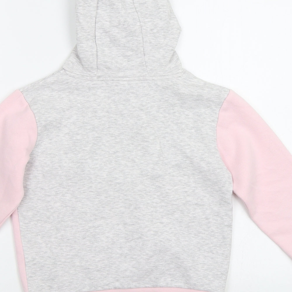 I Love Girlswear Girls Pink   Pullover Hoodie Size 8 Years  - Sequin detail