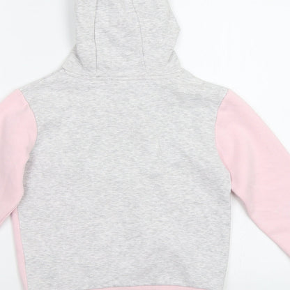 I Love Girlswear Girls Pink   Pullover Hoodie Size 8 Years  - Sequin detail