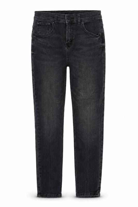 Tu Girls Black  Damask Skinny Jeans Size 12 Years