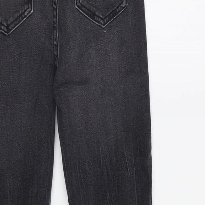 TU Girls Black  Damask Skinny Jeans Size 12 Years