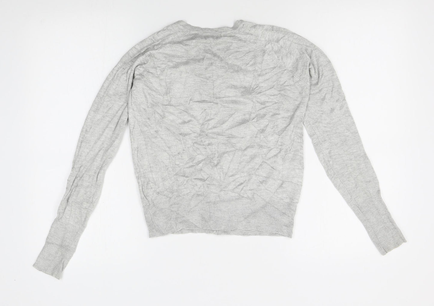 Womens UK Size S Atmosphere Grey Cardigan Jumper