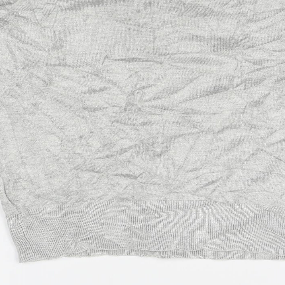 Womens UK Size S Atmosphere Grey Cardigan Jumper