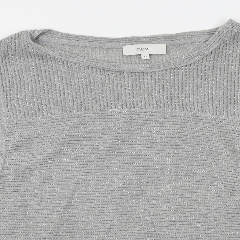 Womens UK Size 12 NEXT Grey Pullover Jumper