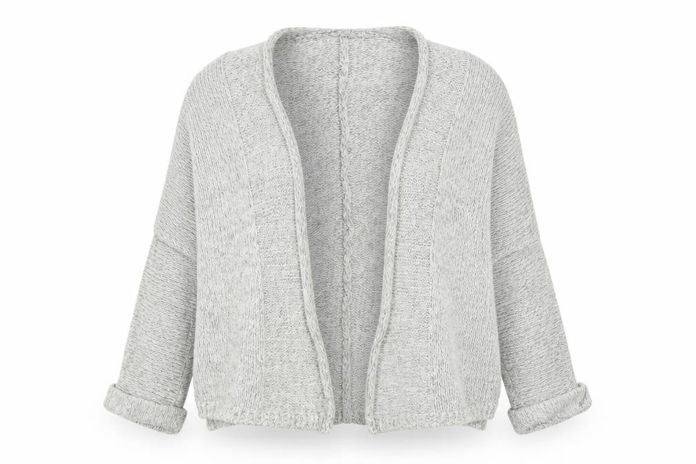 Womens UK Size M New Look Grey Cardigan Jumper