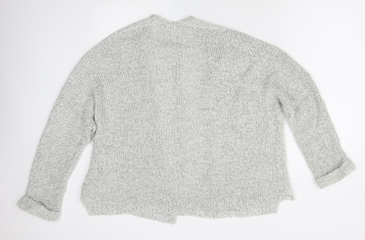 Womens UK Size M New Look Grey Cardigan Jumper