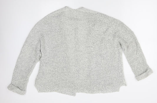 Womens UK Size M New Look Grey Cardigan Jumper