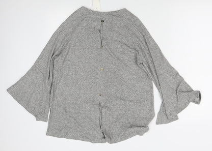 Womens UK Size L COIN 1804 Green Cardigan Jumper