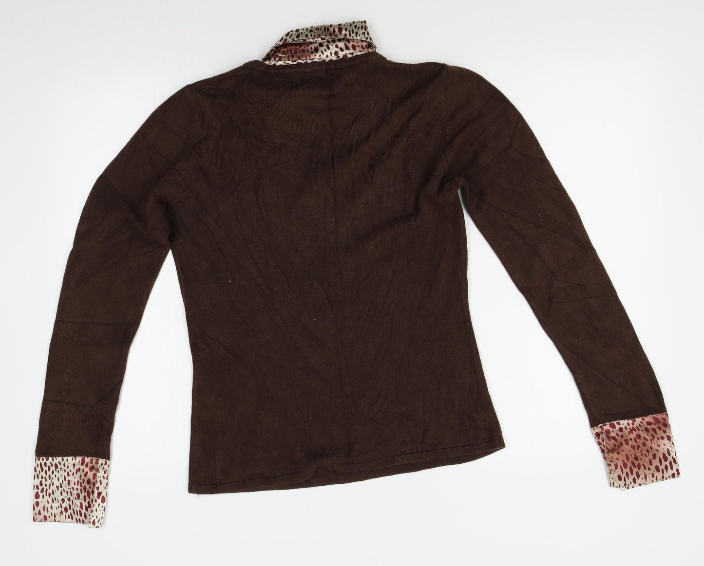 Womens UK Size L Paramour Brown Pullover Jumper