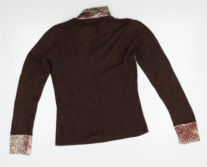 Womens UK Size L Paramour Brown Pullover Jumper