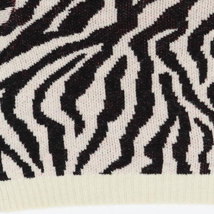 Primark Womens Beige Animal Print  Pullover Jumper Size 2XS