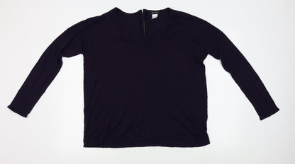 Womens UK Size 20 La Redoute Purple Pullover Jumper