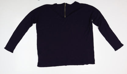 Womens UK Size 20 La Redoute Purple Pullover Jumper
