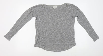 Miss Fiori Womens Grey   Cardigan Jumper Size 14