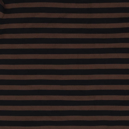 sarah dunway Womens Brown Striped  Pullover Jumper Size M