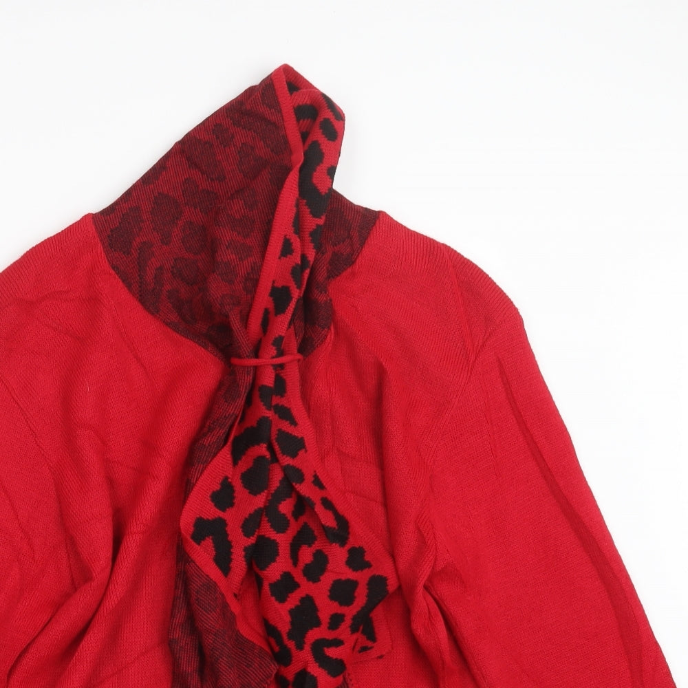 Autonomy Womens Red  Knit Pullover Jumper Size M