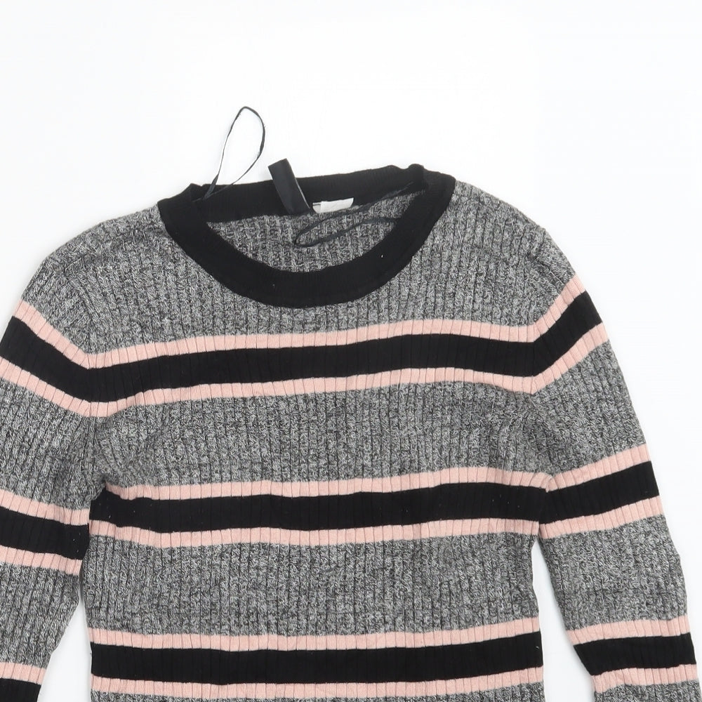 Divided by H&M Womens Grey  Knit Pullover Jumper Size S