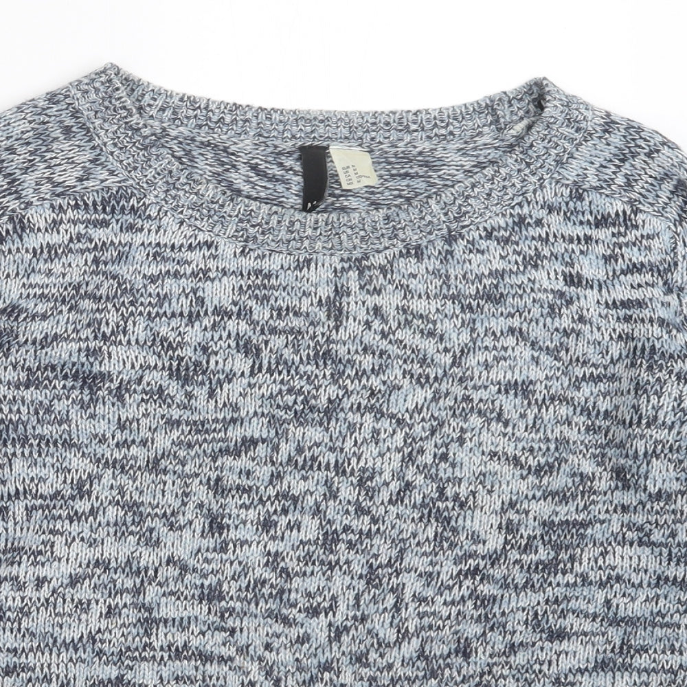 Divided by H&M Womens Blue  Knit Pullover Jumper Size M
