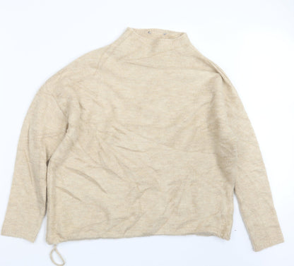 Womens UK Size S Marks and Spencer Beige Pullover Jumper