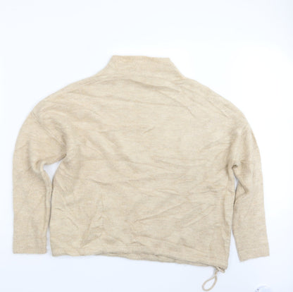 Womens UK Size S Marks and Spencer Beige Pullover Jumper