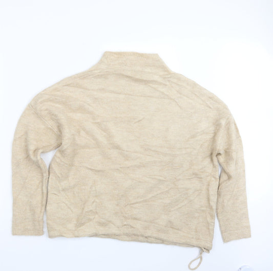 Womens UK Size S Marks and Spencer Beige Pullover Jumper